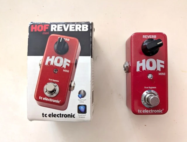 HOF mini reverb pedal