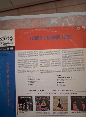 Digno Garcia Y Su Trio Del Paraguay - Rythmes D'Amériqu