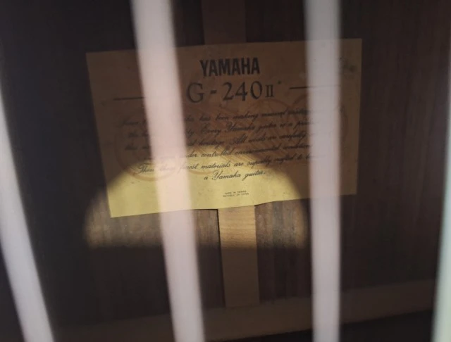 Κιθάρα Yamaha G-240 II Vintage 45 Ετών