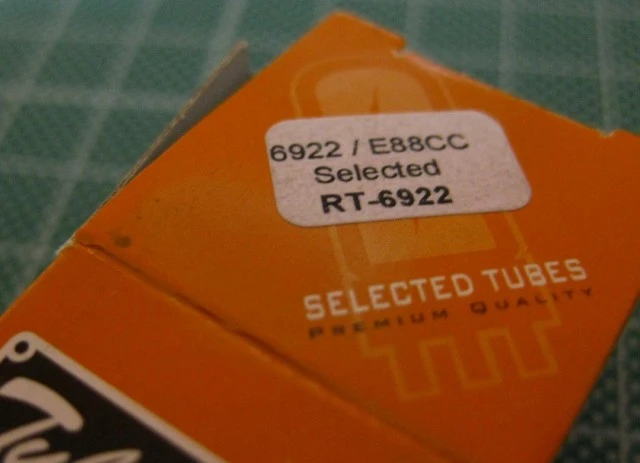 Λυχνία TAD 6922 / E88CC Selected RT-6922