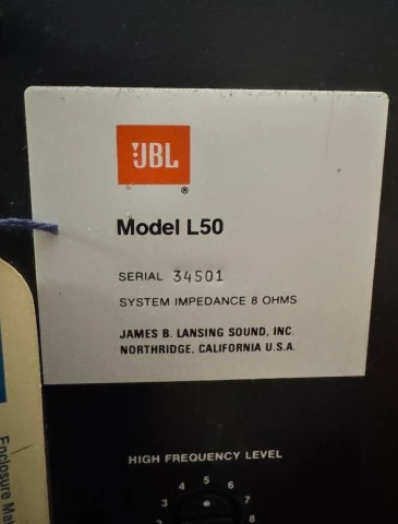 JBL Model L50