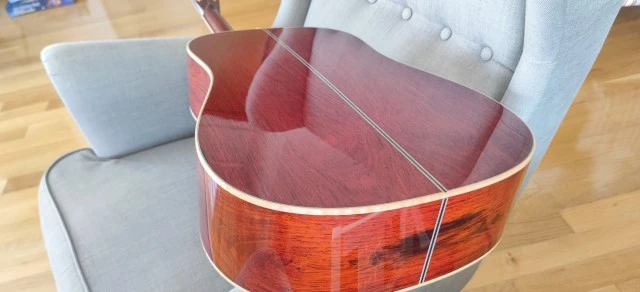Hsienmo custom European Spruce- Cocobolo dreadnought 