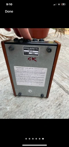 Moogerfooger low pass filter
