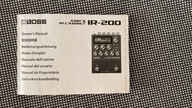 Boss IR 200 Amp & Cab