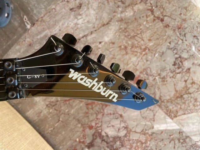 Vintage 1987 Washburn G-8V Superstrat – Metallic Red – (upgraded)
