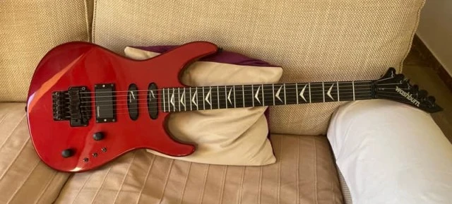 Vintage 1987 Washburn G-8V Superstrat – Metallic Red – (upgraded)