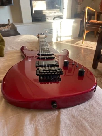Vintage 1987 Washburn G-8V Superstrat – Metallic Red – (upgraded)
