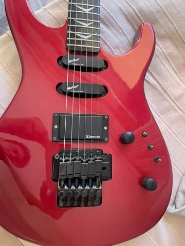Vintage 1987 Washburn G-8V Superstrat – Metallic Red – (upgraded)