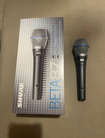 Shure Beta 87A επαγγελματικό πυκνωτικό μικρόφωνο φωνής 