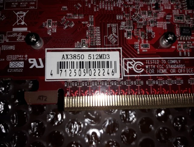 PowerColor Radeon HD 3850 512MB PCIe - Retro - Vintage