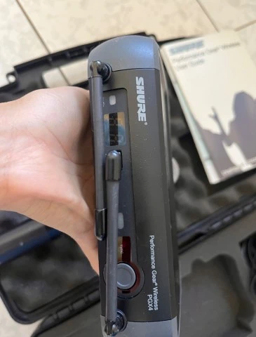 το shure beta μικροφωνο sm58, pgx2 με πομπο pgx4