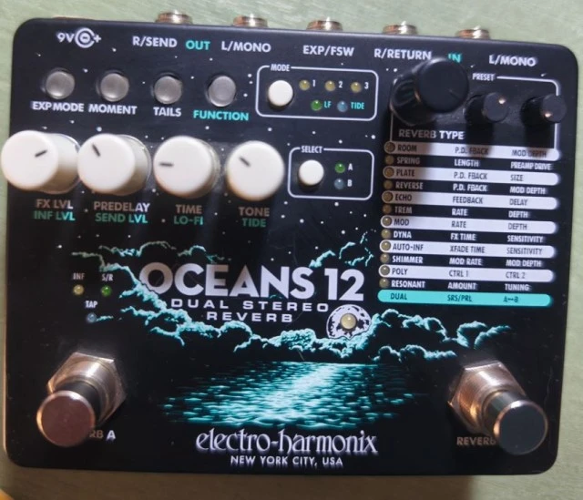 Πετάλι Electro Harmonix Oceans 12 Dual Stereo