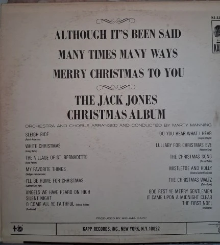 The Jack Jones Christmas Album