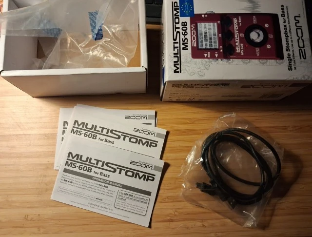 Zoom MS-60B Multistomp for Bass