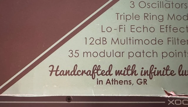 Αναλογικό διφωνικο semi-modular synthesizer 