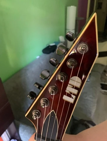ESP LTD MH-250NT Neck-Thru Dark Brown Sunburst + θήκη