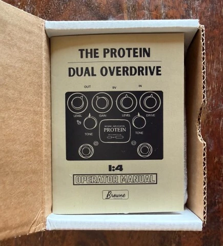 Browne Amplification Protein Dual Overdrive V4 White