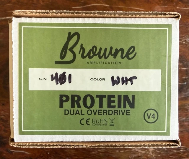 Browne Amplification Protein Dual Overdrive V4 White