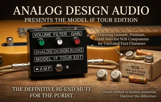 Analog Design Audio Gilmour in a box  1F Hi-End Muff