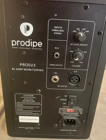 Prodipe PRO 5 V3 – Ζευγάρι Studio Monitors 5.25” / 75W