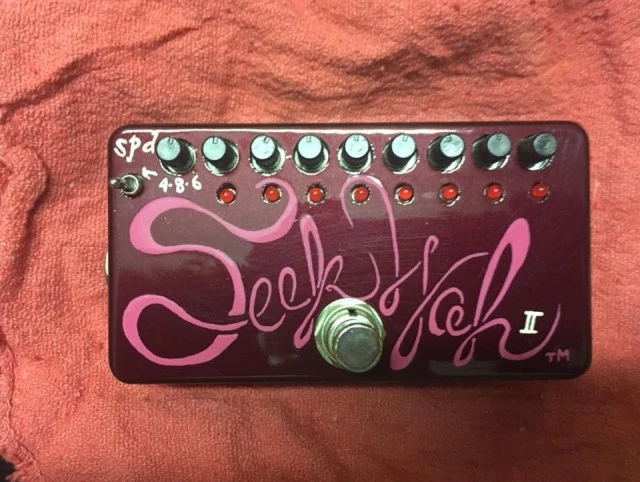 ZVEX Seek Wah II Handpainted Analog Wah Sequencer