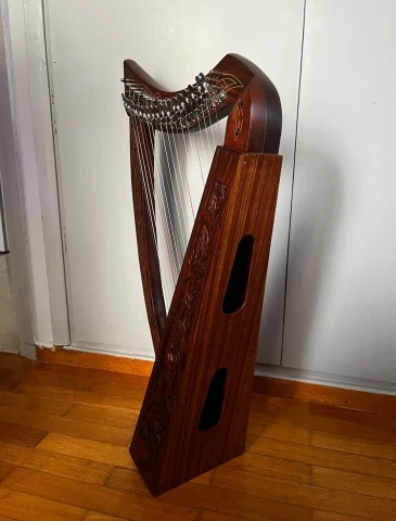 19 String Boru Harp Rosewood