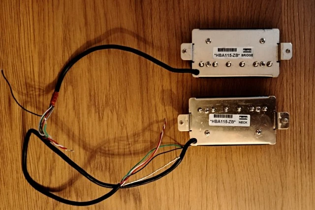 Artec HBA115 Alnico 5 humbucker zebra set