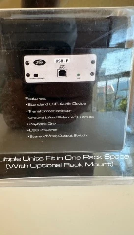 Peavey USB-P DAC επαγγελματική κάρτα ήχου
