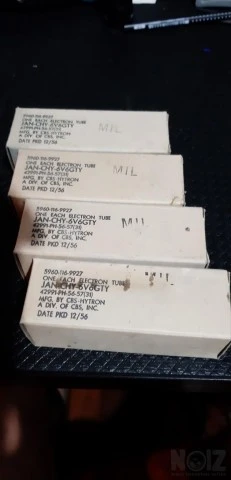 Tubes JAN-CHY-6V6GTY. MADE IN USA.