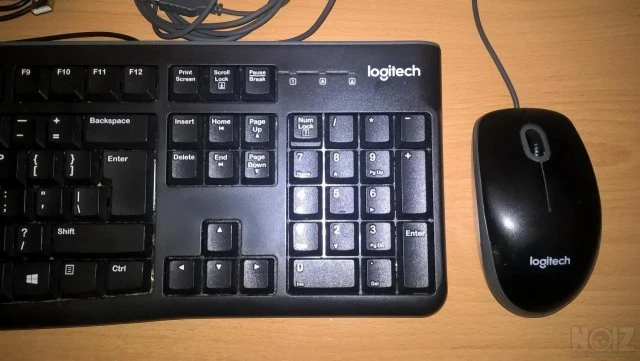 Logitech πληκτρολόγιο και ποντίκι MK120