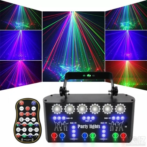 Laser 27 eyes rgb led