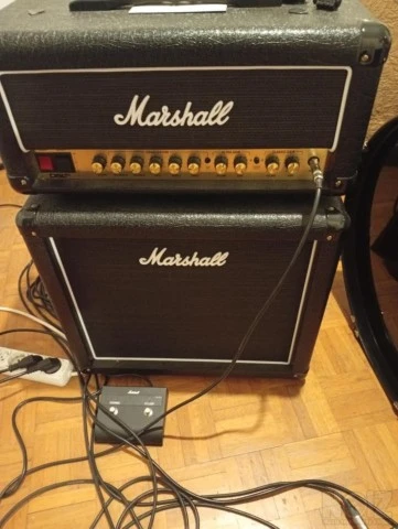 Marshall DSL20HR και Marshall MX112 με C