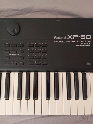 Rolland Xp-60 synthesizer keyboard