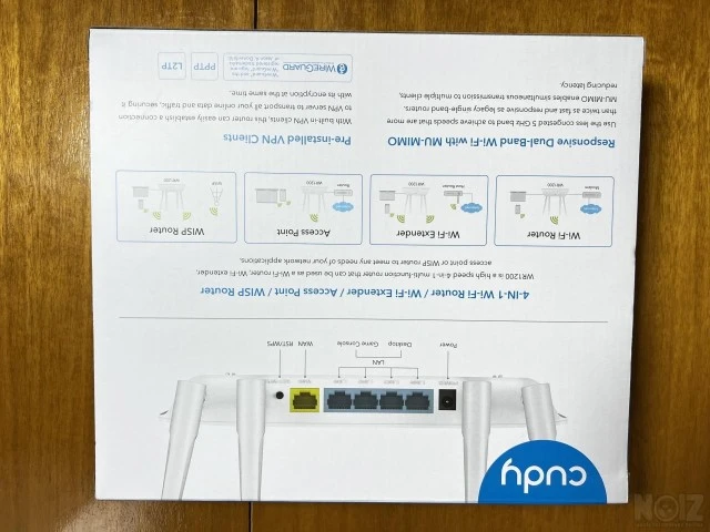 Wi-Fi router Dual Band Cody AC1200 WR120