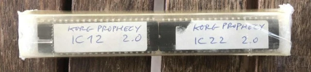 KORG Prophecy EPROM chips