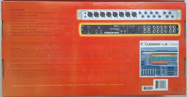 PreSonus Firepod FireWire Audio Interfac