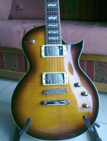 ESP/LTD EC-256FM, Dark Brown Sunburst
