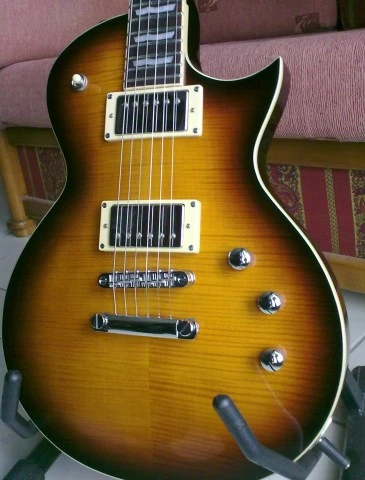 ESP/LTD EC-256FM, Dark Brown Sunburst