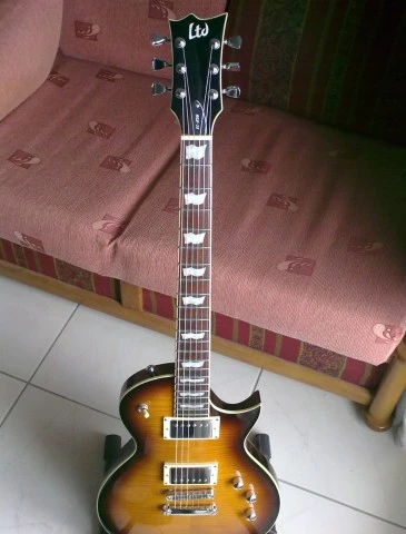 ESP/LTD EC-256FM, Dark Brown Sunburst