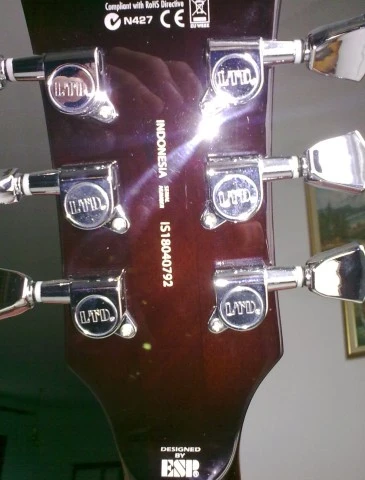 ESP/LTD EC-256FM, Dark Brown Sunburst