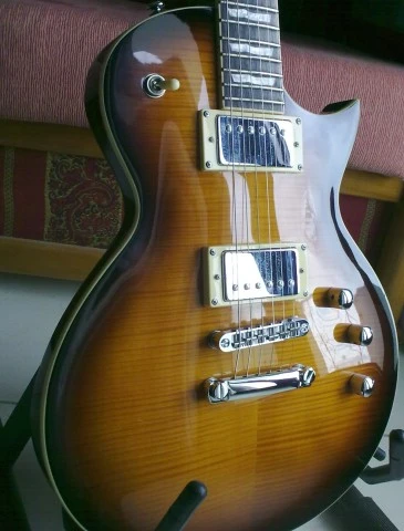 ESP/LTD EC-256FM, Dark Brown Sunburst