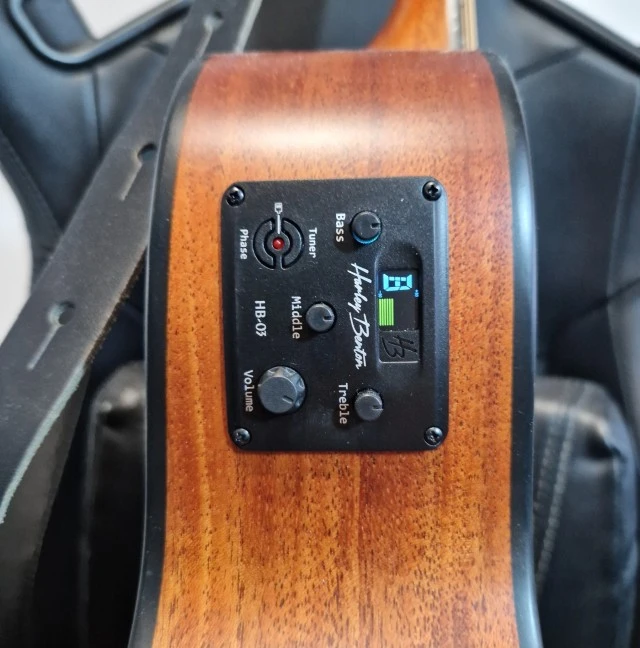 Harley Benton GS-Travel-E Mahogany με έξτρα