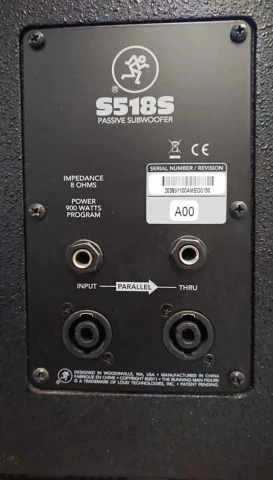MACKIE S518S (ΚΟΜΜΑΤΙ)
