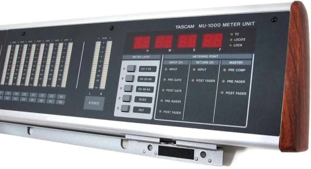 Tascam mu-1000 meterbreg