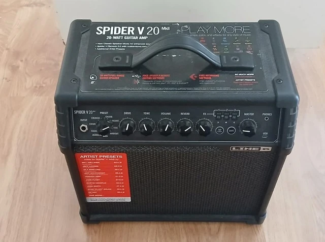 Κιθάρα Gretsch G2420T, Ενισχυτής Spider V20, Θήκη ProTec Deluxe (soft)