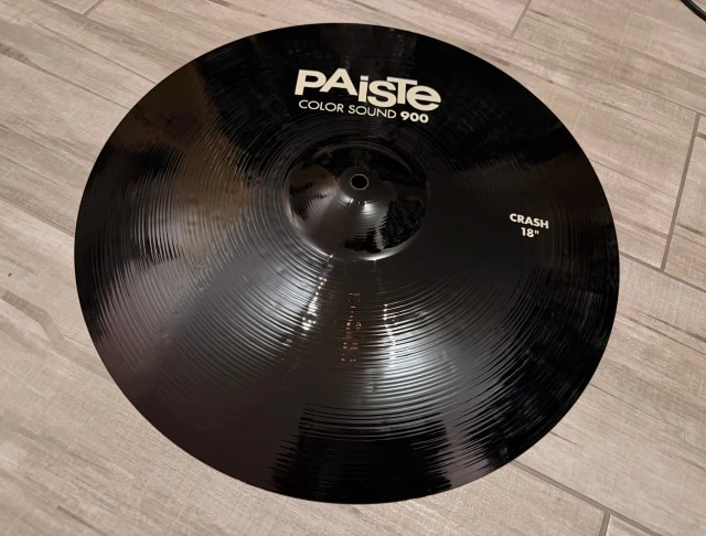 Paiste 18" 900 Color Sound Crash BK