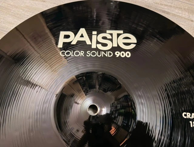 Paiste 18" 900 Color Sound Crash BK