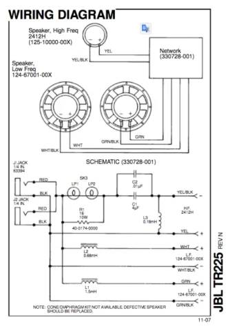 JBL TR225