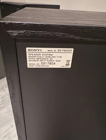 Sony SS-F6000P