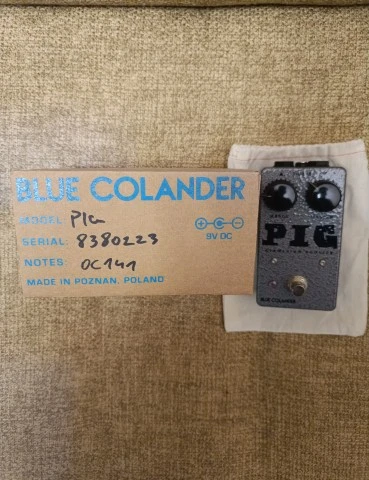 Blue colander - Pig ge boost